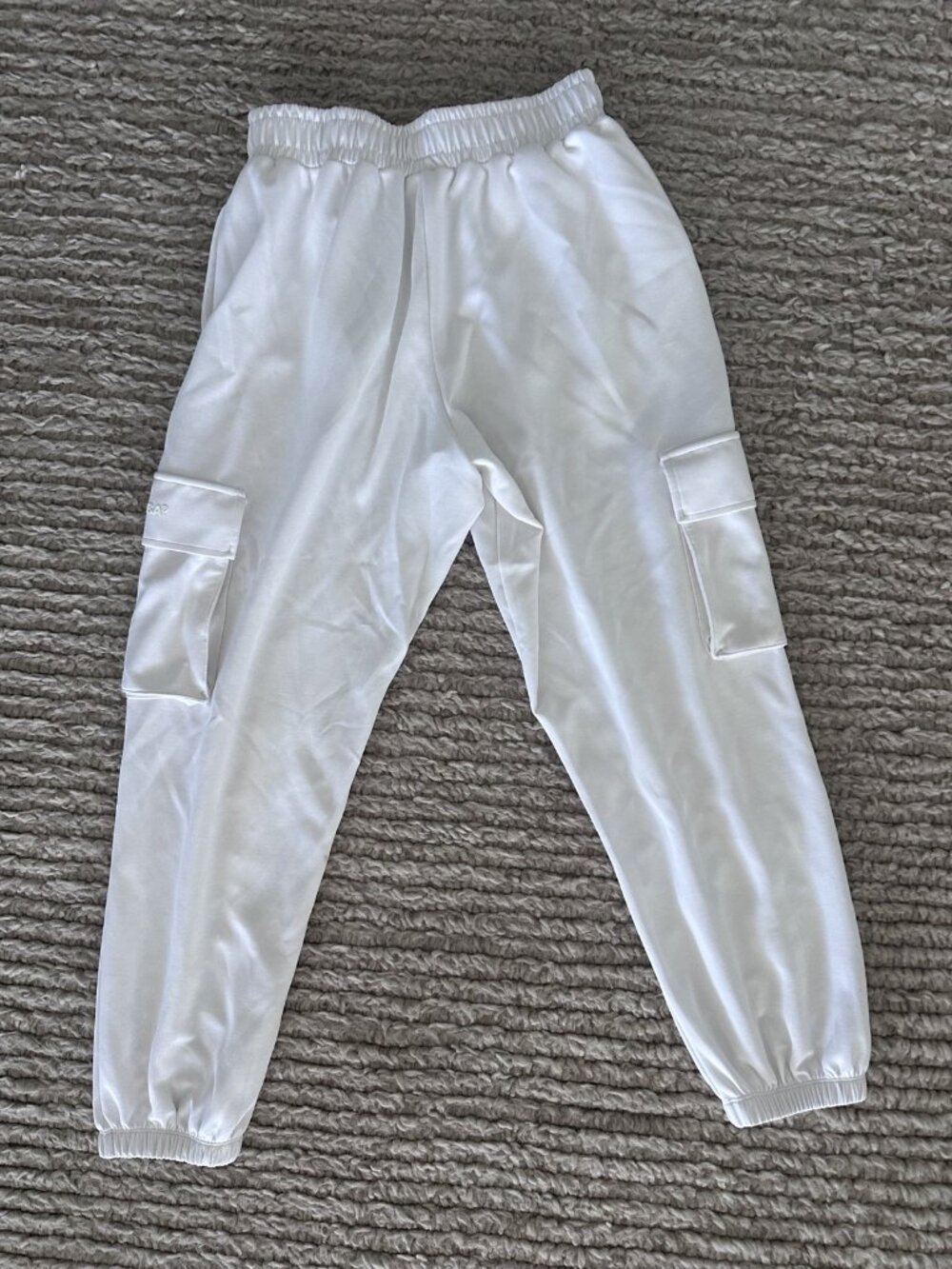 Zumba Wear White Cargo Joggers | Small
